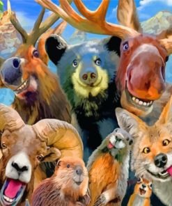 Monkeys Magic Paint By Numbers