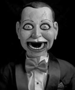 Creepy Black and White Dummy Paint By Numbers