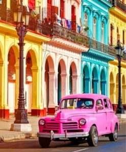 Cuba Classic Cars Paint By Numbers
