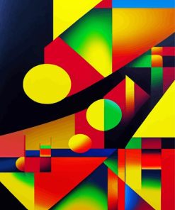 Abstract Cubism Paint By Numbers