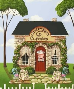 Colorful House Landscapes Paint By Numbers