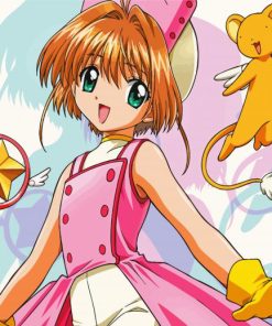 Sakura Kinomoto Anime Paint By Numbers