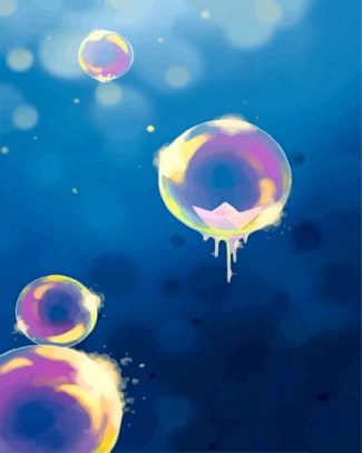 Cute Bubble Adventure Paint By Numbers