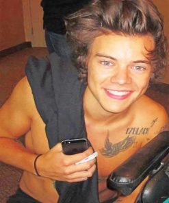 Cute Harry Styles Tattoo Paint By Numbers