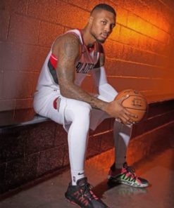 Damian Lillard Basketball Star Paint By Numbers