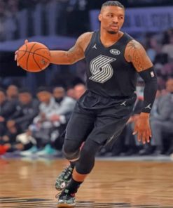 Damian Lillard Players Paint By Numbers