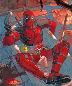 Deadpool Movie Fun Paint By Numbers