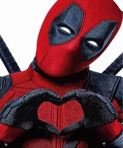 Deadpool Movie Tribute Paint By Numbers