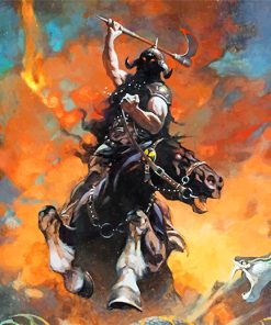 Frank Frazetta Fantasy Fighter Paint By Numbers