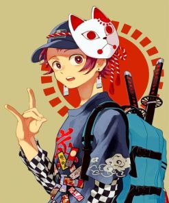 Sabito Kun and Tanjiro Kamado Paint By Numbers