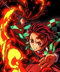 Demon Slayer Anime Paint By Numbers