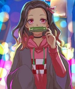 Nezuko Kamado Anime Paint By Numbers