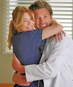 Derek Shepherd and Meredith Grey Actors Paint By Numbers