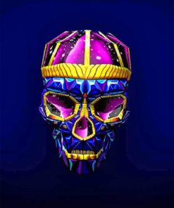 Diamond Aesthetic Skull Paint By Numbers