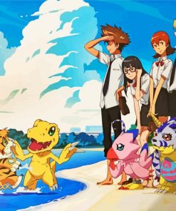 Digimon Adventure Paint By Numbers