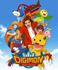 Digimon Adventure Coloring Paint By Numbers