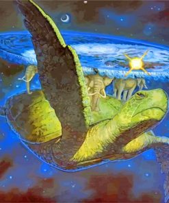 Discworld Fantasy Turtle Paint By Numbers