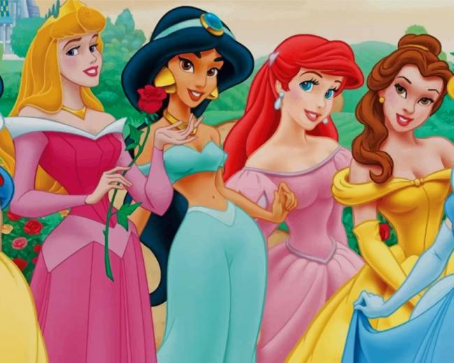 Finalizing Disney Princesses Magical artwork