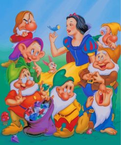 Disney Snow White Friends Paint By Numbers