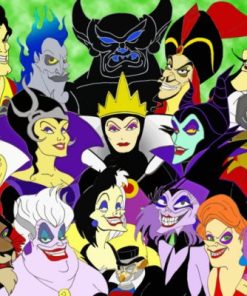 Disney Villains Character Paint By Numbers