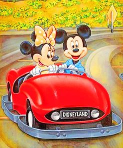 Disneyland Mickey and Minnie Paint By Numbers