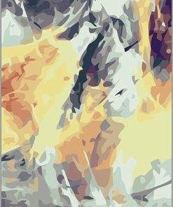 Dark Abstract Artwork Paint By Numbers