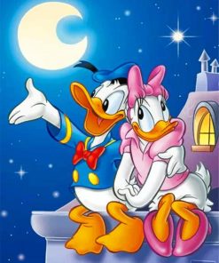 Donald Duck and Daisy Disney Paint By Numbers