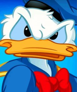 Easy Donald Duck Paint By Numbers for Kids