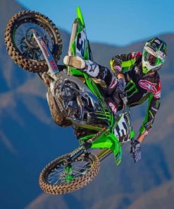 Motocross Dirt Bike Paint By Numbers