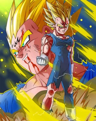 Dragon Ball Gohan Artwork Paint By Numbers