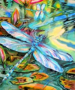 Dragonfly Insect Art Paint By Numbers