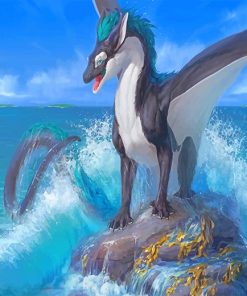 Dragon Ocean Adventure Paint By Numbers