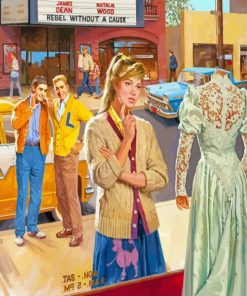 Elegant Woman Paint By Numbers