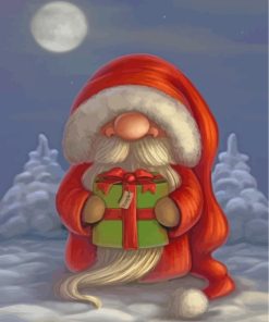 Dwarf Santa Christmas Paint By Numbers