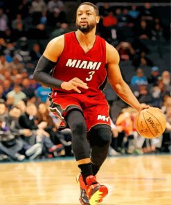 Dwyane Wade Basketball Legend Paint By Numbers