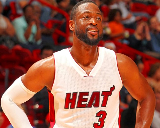 Dwyane Wade Basketball Paint By Numbers