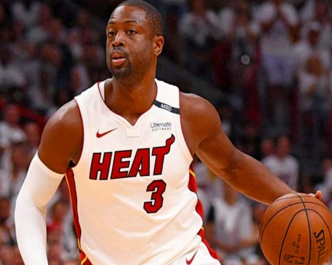 Dwyane Wade Basketball Paint By Numbers