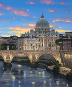 Italian Cityscape Rome Paint By Numbers