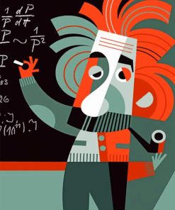 Albert Einstein Pop Art Legends Paint By Numbers
