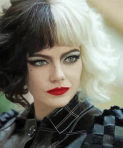 Emma Stone Cruella De Vil Paint By Numbers