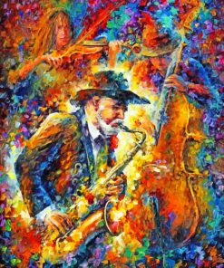 Colorful Cello Paint By Numbers
