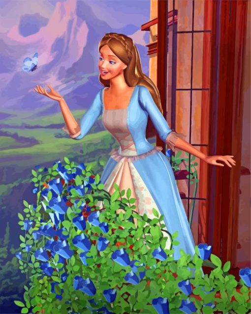 erika-barbie-Princess-paint-by-number