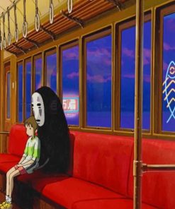 Chihiro and No Face Paint By Numbers
