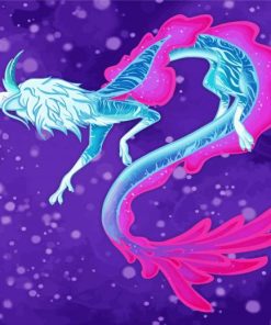 Fantasy Unicorn Dragon Paint By Numbers