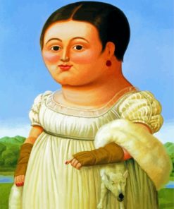 Elegant Fat Lady Paint By Numbers