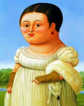 Elegant Fat Lady Paint By Numbers