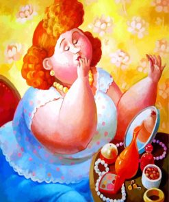 Aesthetic Fat Woman Makeup Paint By Numbers