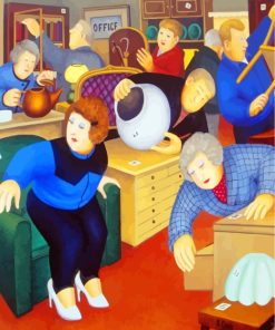 Botero-Inspired Fat People Paint By Numbers