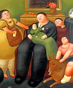 Botero Family Art Paint By Numbers
