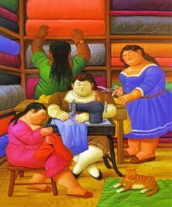 Botero Female Figures Paint By Numbers